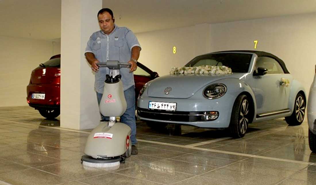 نگهداری زمین شوی صنعتی