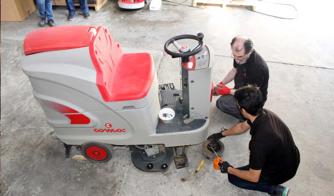 تعمیرات دستگاه های نظافت صنعتی